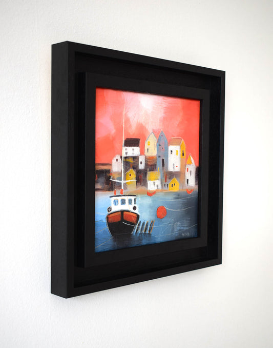 Evening at the Harbour (Original Painting)