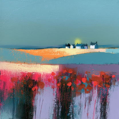 Poppy Fields at Dusk