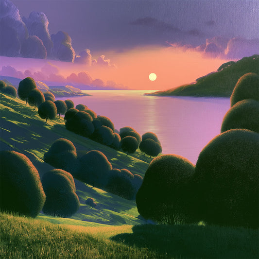 Sunset Over the Loch