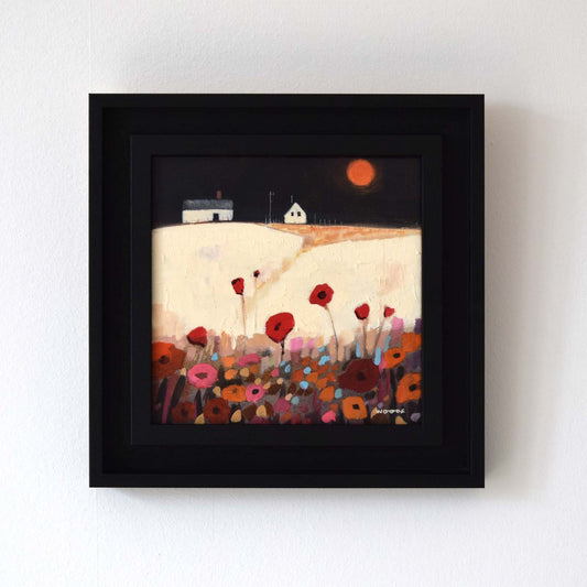 Orange Moon Night (Original Painting)