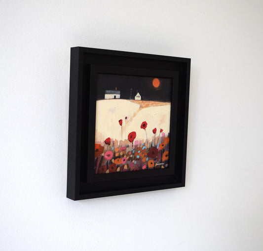 Orange Moon Night (Original Painting)