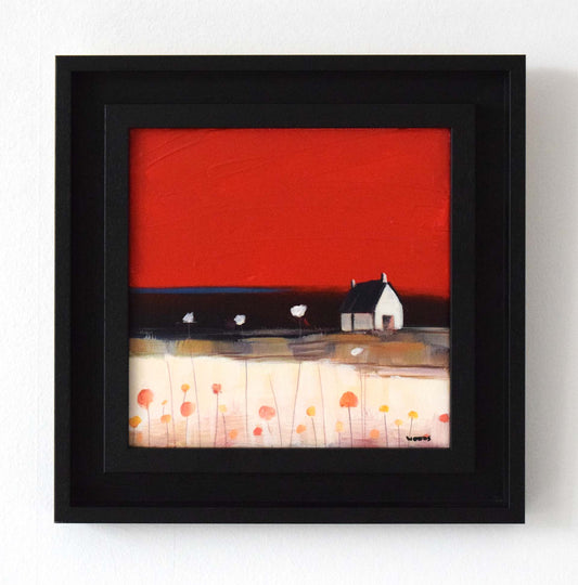 Red October Sky (Original Painting)
