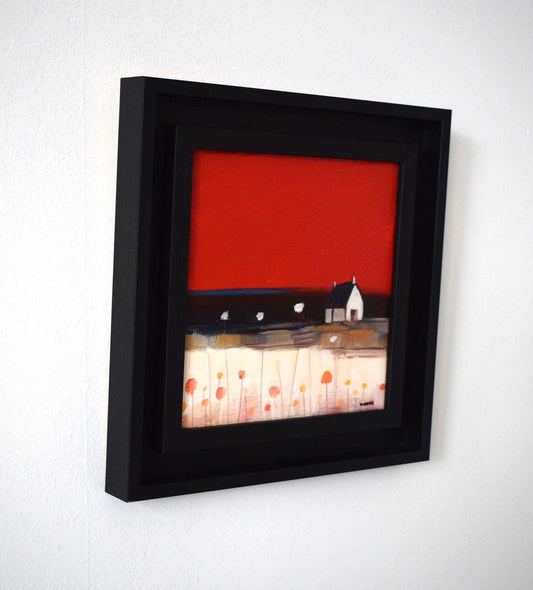 Red October Sky (Original Painting)