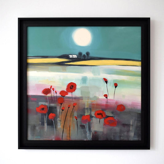 Fields at Nightfall (Original Painting)