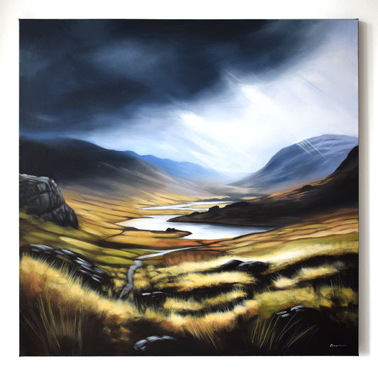 Storm Over the Lake District (Original Painting)