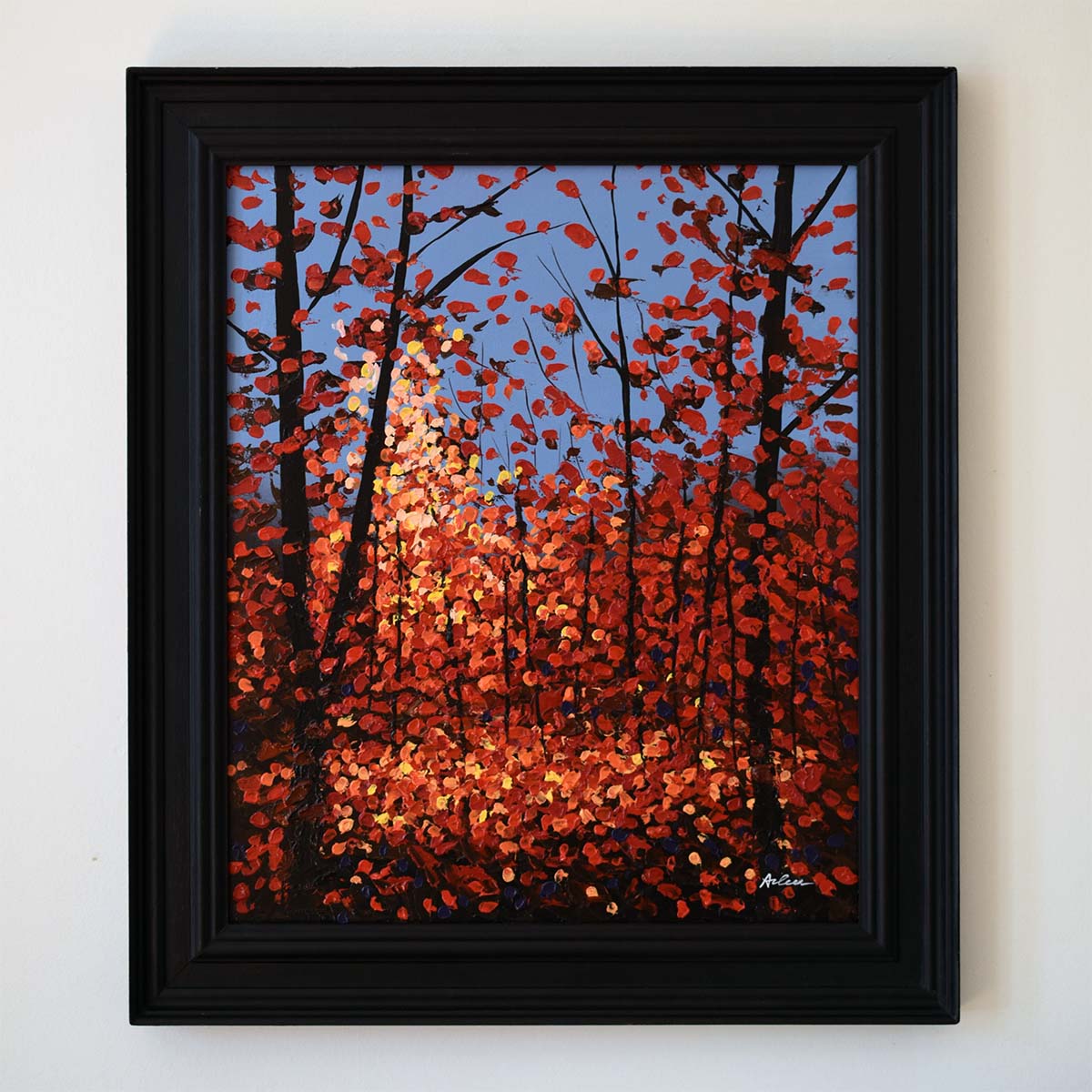 Red Woods (Original Painting)