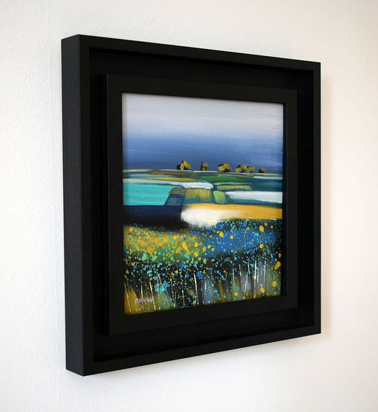 Phthalo Fields (Original Painting)