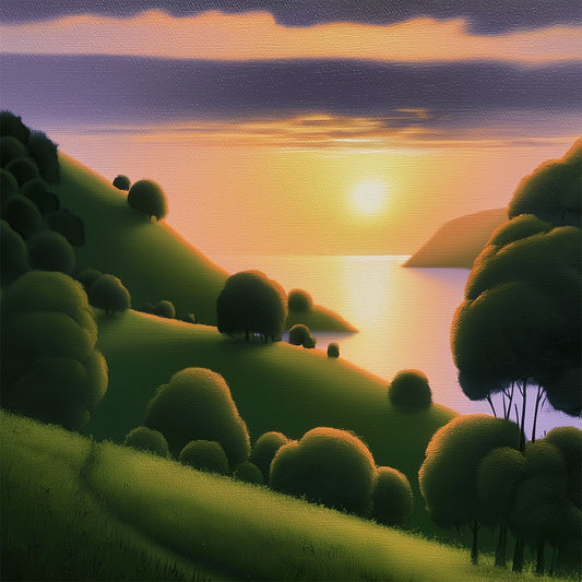 Valley Of Evening Light